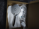 四季沐歌（MICOE）增压淋浴花洒喷头套装 浴室大面板淋浴头电镀手持花洒三件装HS122 实拍图