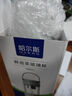 哈尔斯玻璃水杯高硼硅泡茶水分离杯隔热耐高温带盖男女士大容量灰450ml 实拍图