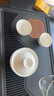 苏氏陶瓷（SUSHI CERAMICS）三才盖碗德化白瓷功夫茶具泡茶碗羊脂玉薄胎送两功夫茶杯礼盒装 实拍图