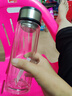 【⭐京东物流配送】高硼硅双层玻璃杯大容量泡茶杯水杯子茶水分离 【双层加厚】茶杯 350ml 1只 实拍图
