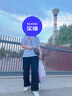 【两穿】工装裤女2025新款宽松高腰束脚抽绳美式阔腿登山运动裤 黑色 XL 建议120-135斤 实拍图