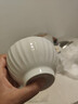 京东京造 碗盘餐具整套 碗具套装乔迁之喜陶瓷汤碗 素月 饭碗4.5英寸*6 实拍图