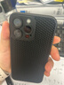 HotFire 适用苹果14promax手机壳 iPhone 14 Pro Max保护套 磨砂全包硬夏天超薄蜂窝散热透气男女款-黑色 实拍图