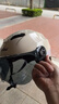 Andes HELMET3c认证电动摩托车头盔男四季女士夏季头盔安全帽四季通用夏天半盔 米白黑茶短【升级3C款】 均码 实拍图