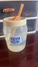 特百惠（Tupperware）吸吸罐550ml女生学生密封带吸管水杯子夏季自制饮品奶昔 奶黄色 实拍图