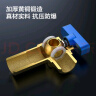 九牧（JOMOO）球阀全开大流量三角阀燃气热水器壁挂炉水阀加厚球阀套装02106 实拍图