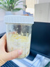 拜杰隔夜燕麦杯杯子牛奶杯早餐杯酸奶杯梅森杯刻度水杯带盖带勺随行杯 实拍图