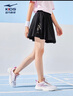鸿星尔克（ERKE）童装女童中大童短裙儿童夏季百褶裙正黑150 实拍图
