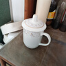 鹏博陶瓷景德镇陶瓷茶杯带盖办公室水杯会议杯家用泡茶瓷器杯子定制LOGO 优等品太阳岛 实拍图