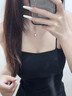 唯一（Winy）一克拉莫桑钻999纯银项链生日礼物吊坠送女朋友老婆奢侈品饰品 实拍图