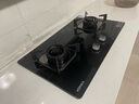 康佳（KONKA）燃气灶煤气灶双灶家用【国家补贴】 5.2kW天然气嵌入式台式双灶具 玻璃面板JZT-B500Y（天然气） 实拍图