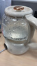 美的（Midea）煮茶器煮茶壶花茶壶 养生壶迷你恒温电热水壶蒸茶器喷淋式316L不锈钢烧水壶黑茶茶具1升YSTM-Z11 实拍图