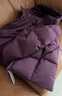 优衣库女装无缝羽绒连帽外套/外套夹克25秋冬新款478577 18 暗红色 XS /150/76A 实拍图
