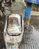 Murcia婴儿车推车防风遮雨罩配件宝宝挡雨衣溜娃神器通用遛娃防水防尘罩 实拍图