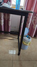 舒客艺家 电脑桌台式小户型小桌子家用学习桌写字办公书桌电竞长条桌子 灰纹黑架单桌140*60*74 加固电脑桌 实拍图