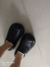 防水棉拖鞋全包跟秋冬季2025新款厚底室内家居鞋冬天加绒棉鞋女士 黑色 38-39 【标准码】 实拍图