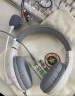 声籁A566 头戴式学习耳机英语听力听说考试网课耳麦中考人机对话带麦克风笔记本台式机电脑 黑双插头 实拍图