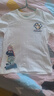 真维斯男童短袖t恤纯棉儿童夏季薄款透气圆领童装半袖上衣男孩学生夏装 白 J小恐龙组合 140 实拍图