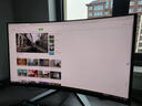 外星人（ALIENWARE）31.5英寸 曲面显示器 4K 240Hz 0.03ms QD-OLED G-SYNC低蓝光 游戏高刷屏AW3225QF 实拍图