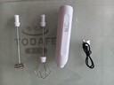 打蛋器打奶泡器电动奶油打发器打蛋机咖啡奶泡打泡器无线手持打奶油机400次咖啡 【三档调速】豪华双簧-带灯笼棒 实拍图
