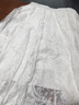 微光里旗袍内搭衬裙蕾丝网纱半身裙松紧复古旗袍搭配打底遮胯显瘦长裙子 镂空花边裙【白色 均码】 薄款 实拍图