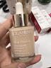 娇韵诗（CLARINS）粉底液30ml小奶瓶粉底液100/100.5/101/102.5 遮瑕持妆油皮干 粉底液#100【干/混干/敏感】30ml 实拍图