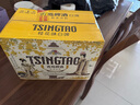 青岛啤酒（TsingTao）桂花味白啤 500ml*12听 整箱装 实拍图