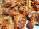 流亭开袋即食流亭猪蹄熟食卤味酱猪蹄脚含肉冻正宗青岛特产盒装700g 【赠烤肠】整只流亭猪蹄700g 盒装 实拍图