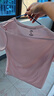 安踏（ANTA）速干运动套装 女夏季防走光训练运动服中考体测跑步瑜伽服两件套 【速干防走光A款】燃冬粉/黑-5 M/女165 实拍图