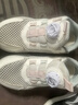 361°童鞋 儿童跑鞋夏男女童3-14岁大网孔旋钮跑鞋 白35 实拍图