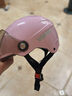 野马（YEMA）3C认证359S电动摩托车头盔男女夏天防晒轻便式半盔电瓶车安全帽 夏季 均码 樱桃粉+咖色短镜 实拍图