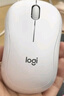 罗技（Logitech）M196 无线蓝牙鼠标 办公鼠标 笔记本商务办公家用 小巧便携 对称手型 珍珠白 实拍图