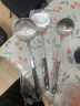 双枪304不锈钢锅铲炒菜铲子家用榉木手柄汤勺漏勺不粘锅专用套装 实拍图