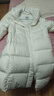 森马（Semir）90%鸭绒羽绒服女长款宽松显瘦冬季轻暖连帽外套防水109725113001 实拍图