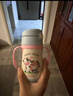 膳魔师（THERMOS）儿童保温杯超轻带杯套把手吸管杯学饮杯316L不锈钢学生水杯TCKC 实拍图
