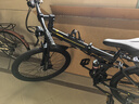 凤凰（Phoenix） 凤凰自行车可折叠山地车路虎男士成年人变速女式越野公路单车 条轮消黑/折叠双避震/全竞速轴承 26寸24速【参考：158-188cm】 实拍图