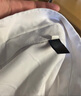 BAOMINGLI衬衫男春秋款男士商务休闲纯色免烫长袖韩版修身职业正装工作衬衣 白色 2XL 实拍图