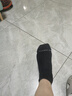迪卡侬（DECATHLON）男士袜子冬季袜子运动袜高帮棉袜透气保暖男女长袜 RS160-商务黑色-3双装 【39-42】(鞋码39/40/41/42) 实拍图