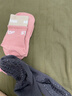 杜威克瑜伽袜子专业防滑舞蹈普拉提中长筒运动袜假两件款2双装灰+粉 实拍图