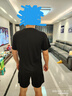 威克多（VICTOR）胜利羽毛球服短袖T-39005C黑色 透气款 L  实拍图