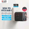 公牛（BULL）30WPD苹果快充魔方插座/插线板/插排/接线板 Type-c口+USB口+3插孔 无线 黑色 GNV-M1303W总控开关 实拍图