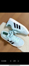 adidas「面包鞋」GRAND COURT BASE 00s休闲低帮板鞋男女阿迪达斯   薄荷绿/黑色/汉玉白   41 实拍图