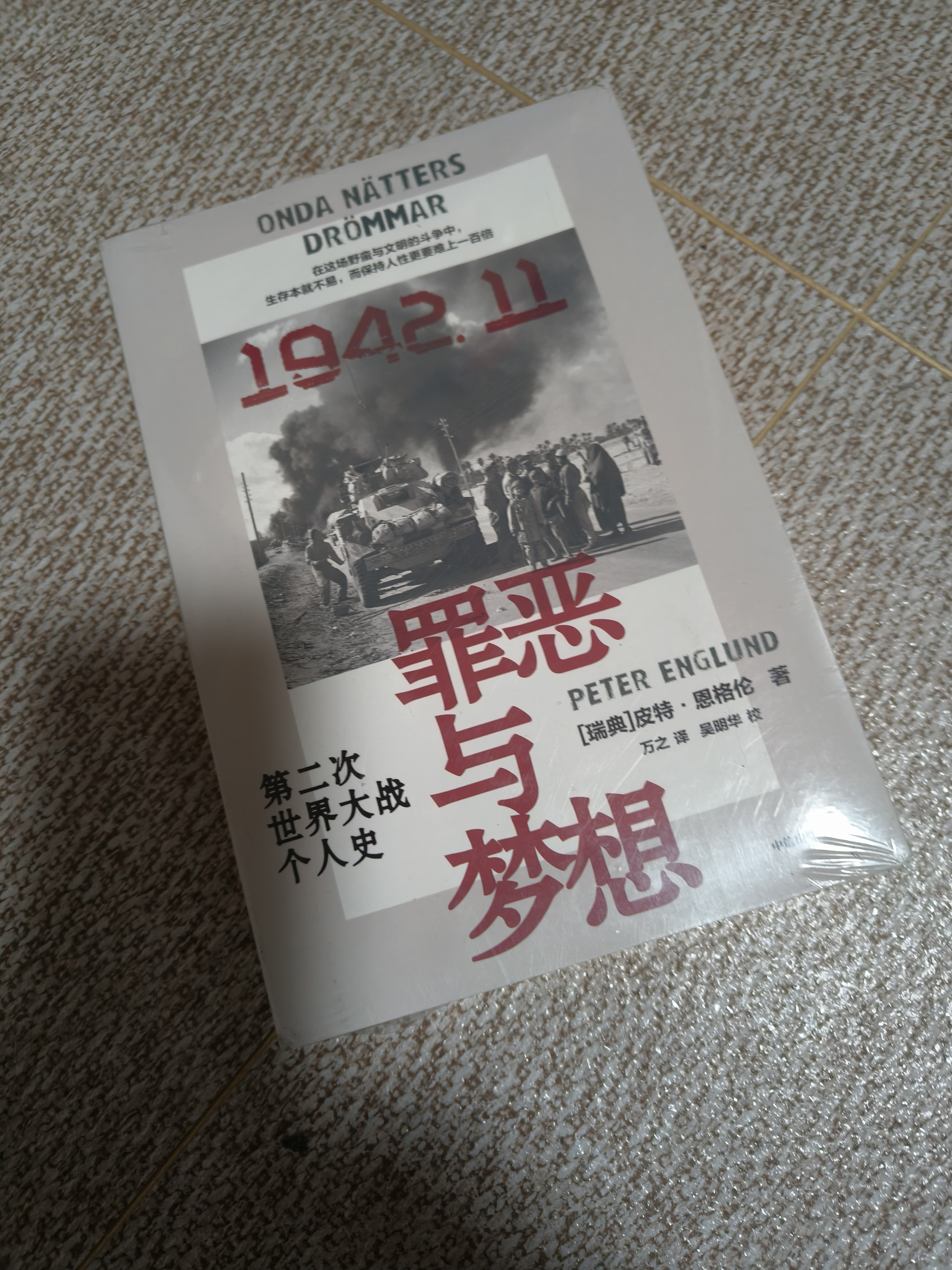 自营 罪恶与梦想：第二次世界大战个人史 皮特·恩格伦著 美丽与哀愁 纪实文学 二战 中信出版社 实拍图