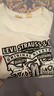 Levi's李维斯男士宽松休闲简约帅气时尚潮流纯棉圆领印花短袖T恤 白色 XL 实拍图
