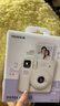 INSTAX富士instax立拍立得 一次成像相机 miniSE（mini7+升级款）白色 实拍图