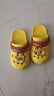 B.Duck小黄鸭童鞋儿童拖鞋男童透气洞洞鞋女童可爱家居鞋0955黄色28 实拍图
