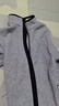 迪卡侬户外运动保暖舒适儿童抓绒衣 浅灰色2763363 131-140cm8-9岁 实拍图