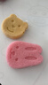 COOKSS婴儿洗澡海绵魔芋扑扑棉新生儿洗脸扑儿童搓澡神器宝宝沐浴棉两个 实拍图