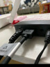 毕亚兹 VGA转HDMI转换线器带音频 1米 高清视频适配器 电脑笔记本连接电视显示器投影仪视频线 黑色 实拍图