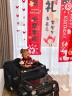 福儿宝（FUERBAO）奔驰授权儿童电动车六驱可坐大人遥控玩具车小孩宝宝双人越野送礼 六驱黑+大人油门+后备箱+软胎 实拍图